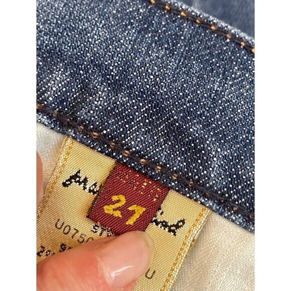 Vintage For all Mankind Jeans womens vintage 90s Y2K  27” waist 34 L - Picture 3 of 12